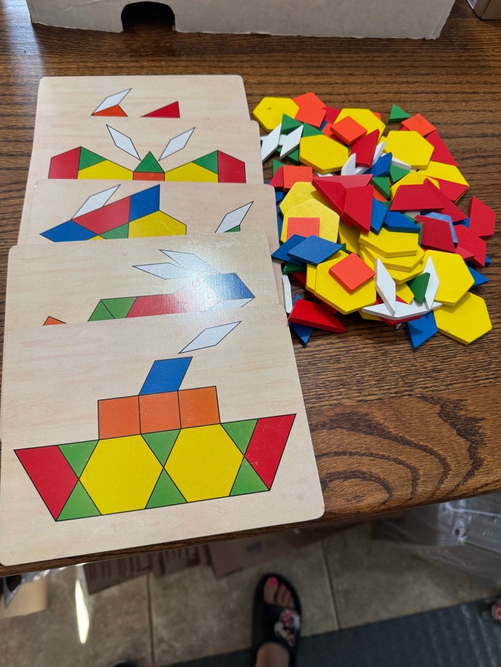 Melissa & doug Wooden Geometric Puzzle Game Multicolor